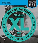 :D'Addario EXL158 XL NICKEL WOUND    Baritone-Light 13-62 D`Addario