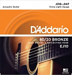 :D'Addario EJ10 BRONZE 80/20    , 10-47